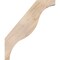 Ekena Millwork 3 1/2"W x 22"D x 26"H Funston Smooth Knee Brace, Douglas Fir BRC04X22X26FST00SDF - alternate 3